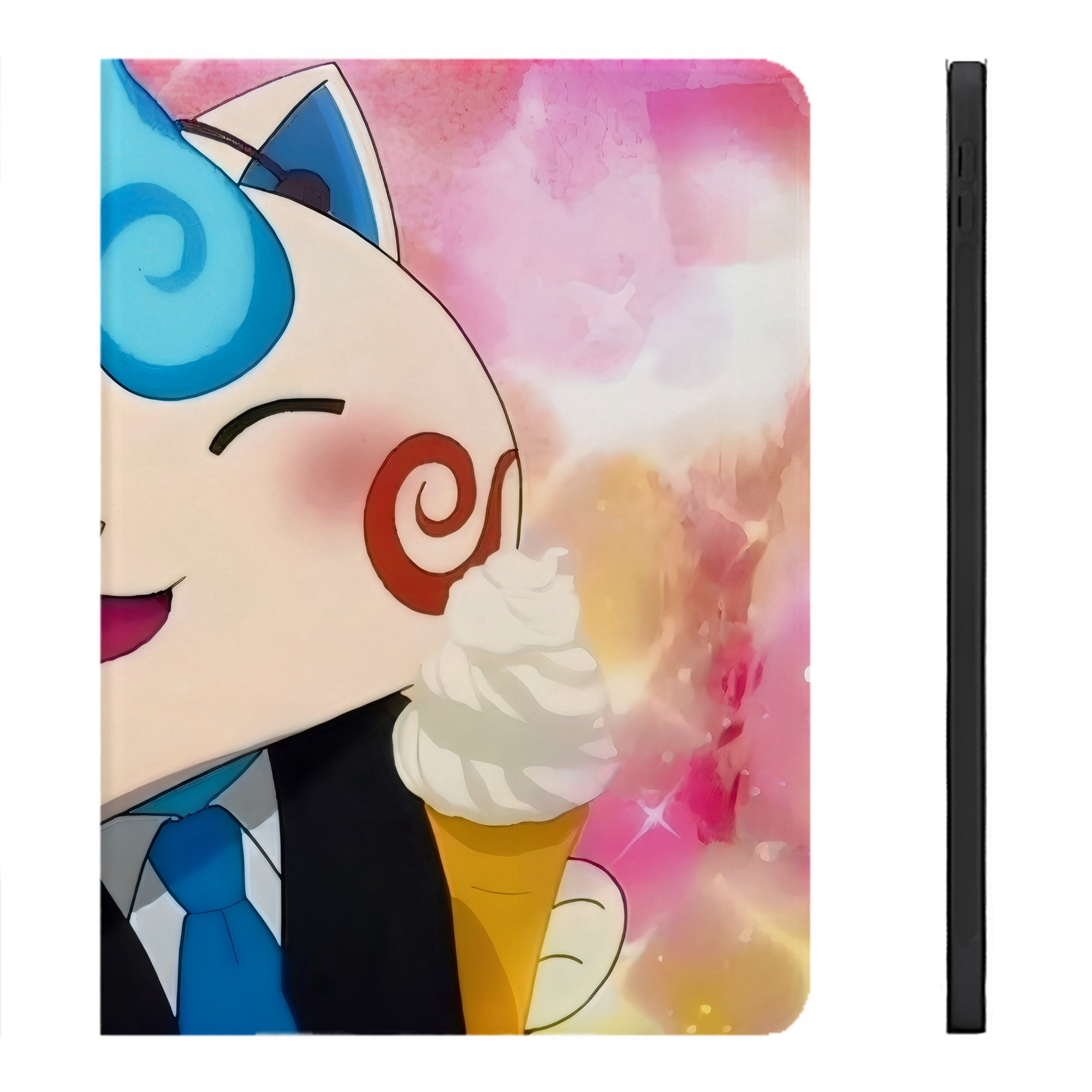 （画像用） 妖怪ウォッチ Yo-kai Watch IPadケース ペンホルダー付き ブックスタイルデザイン